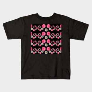 pink flowers daisy flower blooming daisies blooms Kids T-Shirt